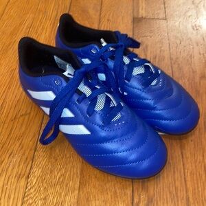 adidas Blue & White Soccer Cleats Size 1